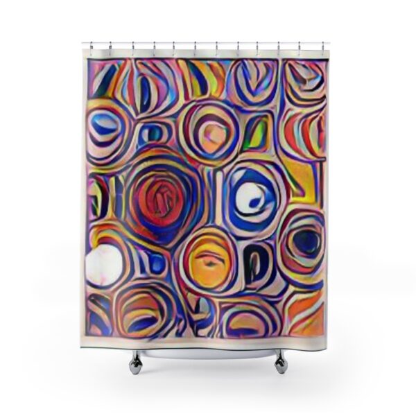 Shower Curtains - Italian Inspired Geometric Psychedelic Design