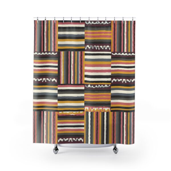 Shower Curtains - Cubist, Colourful European Inspired